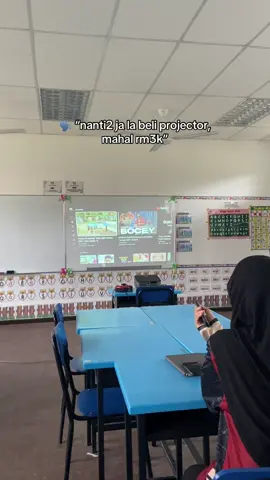sepa cakap teda projector murah? 😤 punya cun ni utk mengajar 🫶🏻 #goojodoq #projector 