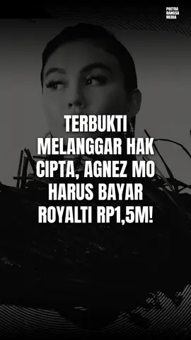 Berdasarkan keputusan Majelis Hakim Pengadilan Niaga Jakarta Pusat, pada 30 Januari 2025 lalu, penyanyi Agnes Monica atau Agnez Mo dinyatakan bersalah atas kasus pelanggaran hak cipta lagu hingga harus membayar denda Rp 1,5 miliar. Tanggapan kalian gimana nih? Tulis di kolom komentar ya #viral #fyp #musikviral #musikindonesia # agnezmo #agnesmonica #aribias