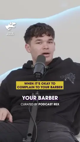 Telling your barber you don't like the haircut. From Low IQ Podcast, available wherever you get podcasts. #Podcast #Comedy #Banter