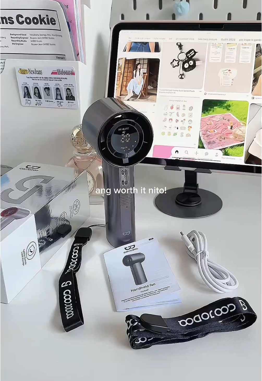 new color - black ✨ goojodoq turbo fan #goojodoq #turbofan #fyp #goojodoqturbofan #minifan #goojodoqturbofanblack 