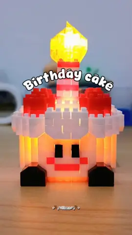 Siapa yang birthday bulan Februari, nah kek ni untuk korang. btw happy birthday to all February's baby, may all your wishes come true🥳🎁🎂🎈 #birthdaycake #nanobricks #minibricks #buildingblocks 