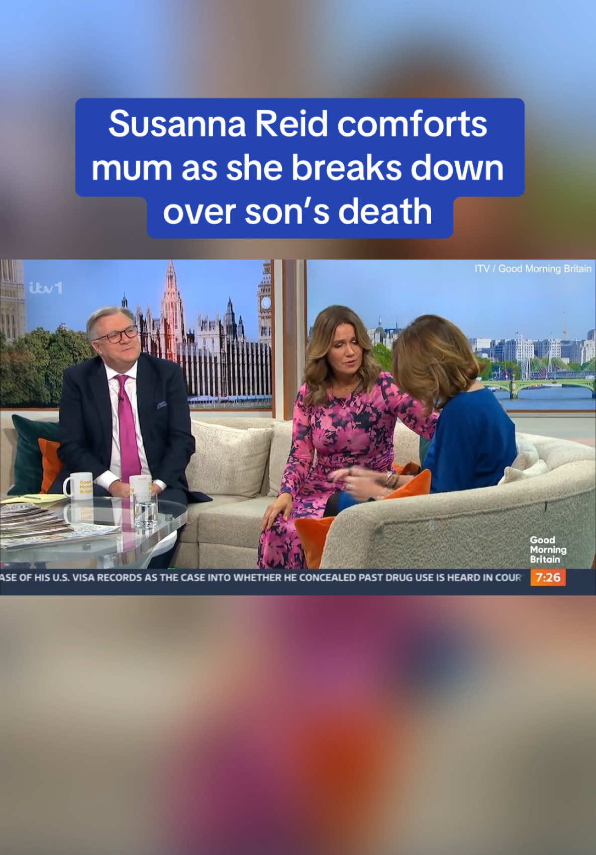Susanna Reid was on hand to comfort the grieving mum of Barnaby Webber, who was killed in a series of stabbings in Nottingham in 2023.  Emma Webber appeared on Good Morning Britain after a review was released showing a litany of failures that left Valdo Calocane free to commit such horrific murders.  🎥 ITV / Good Morning Britain #susannareid #goodmorningbritain #gmb #nottingham #barnabywebber #valdocalocane 
