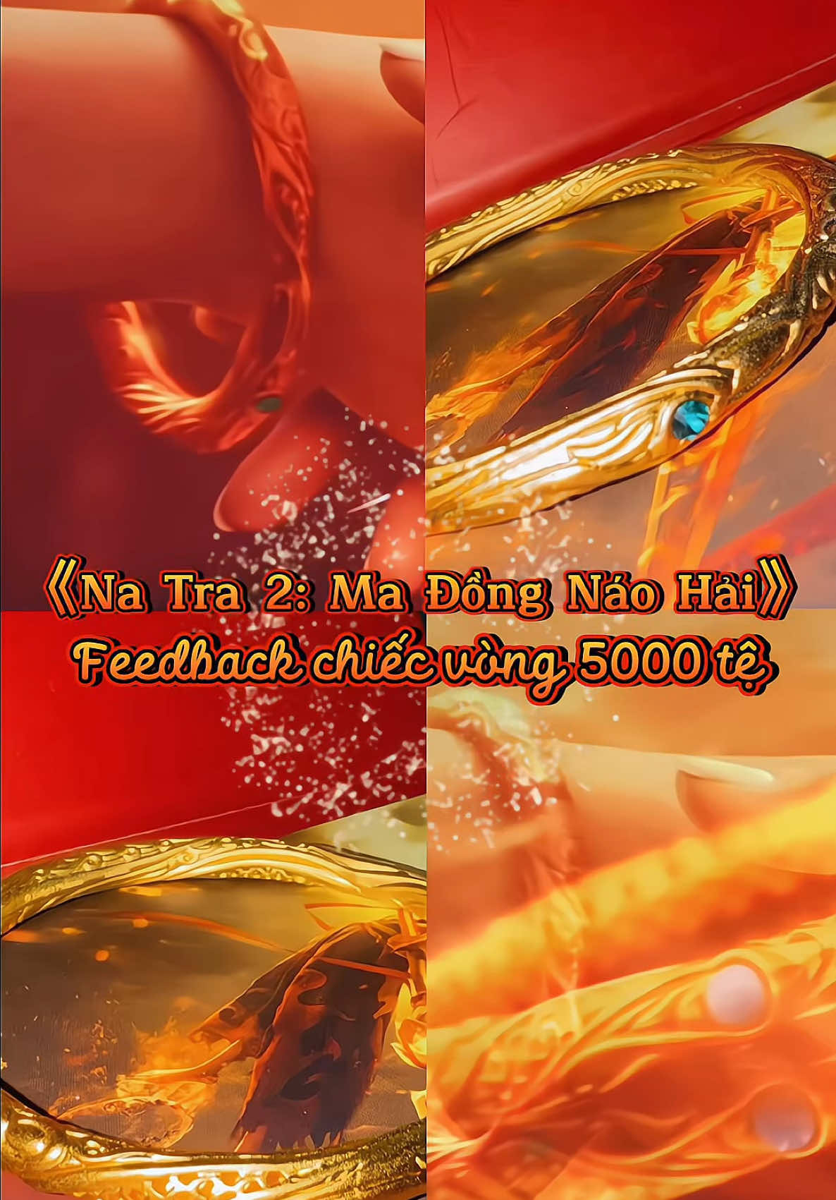 Cận cảnh chiếc vòng 5000 tệ chỉ biết ngắm từ xa :))  #phonghoaluan #vòngnatra #vongf #natra2 #natramadongnaohai #哪吒之魔童降世 #vòng 