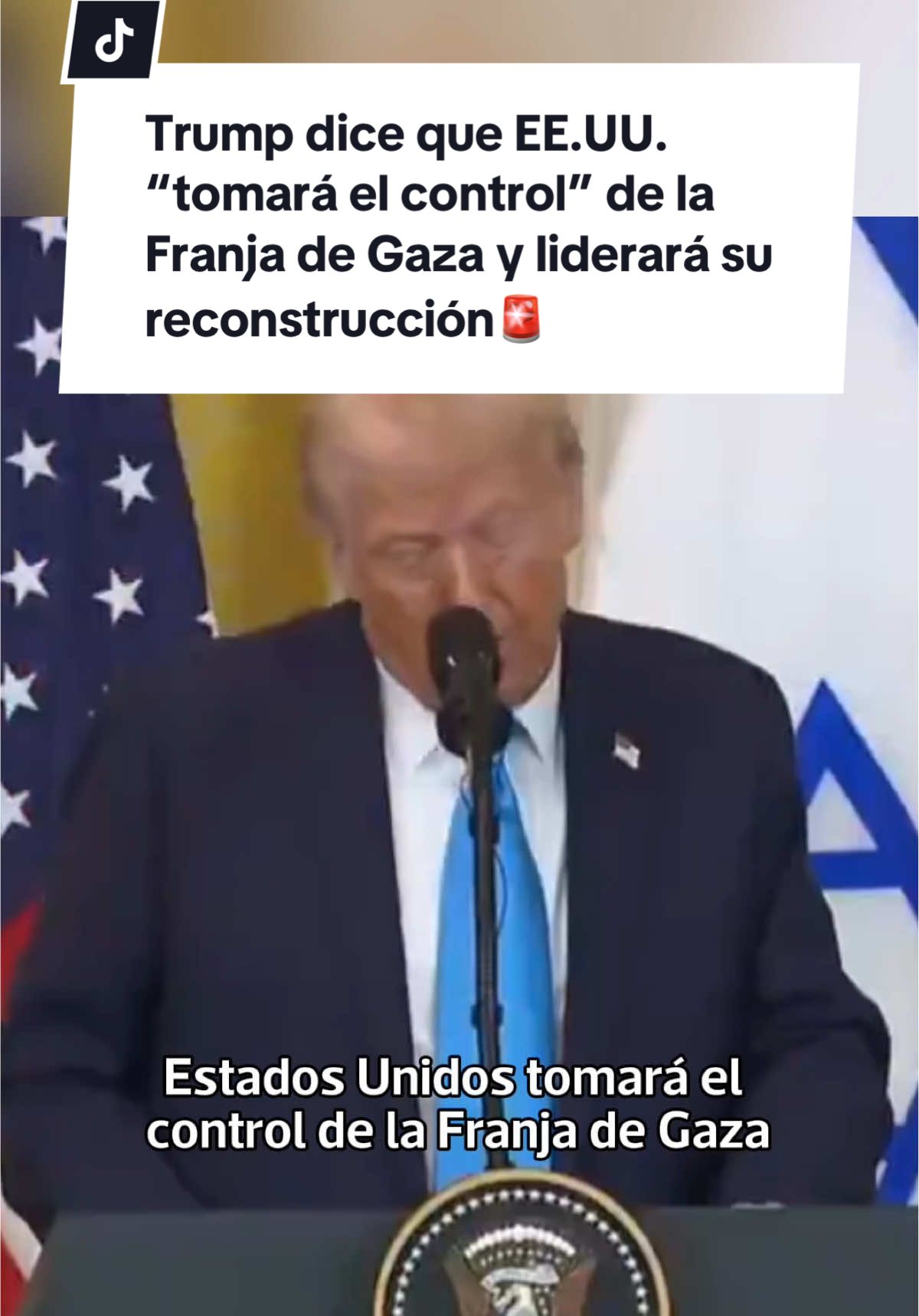 Trump dice que EE.UU. “tomará el control” de la Franja de Gaza y liderará su reconstrucción🚨 #trump #donaldtrump #gaza #Israel #benjaminnetanyahu #netanyahu #estadosunidos #USA #franjadegaza #Viral #ElComercioPerú