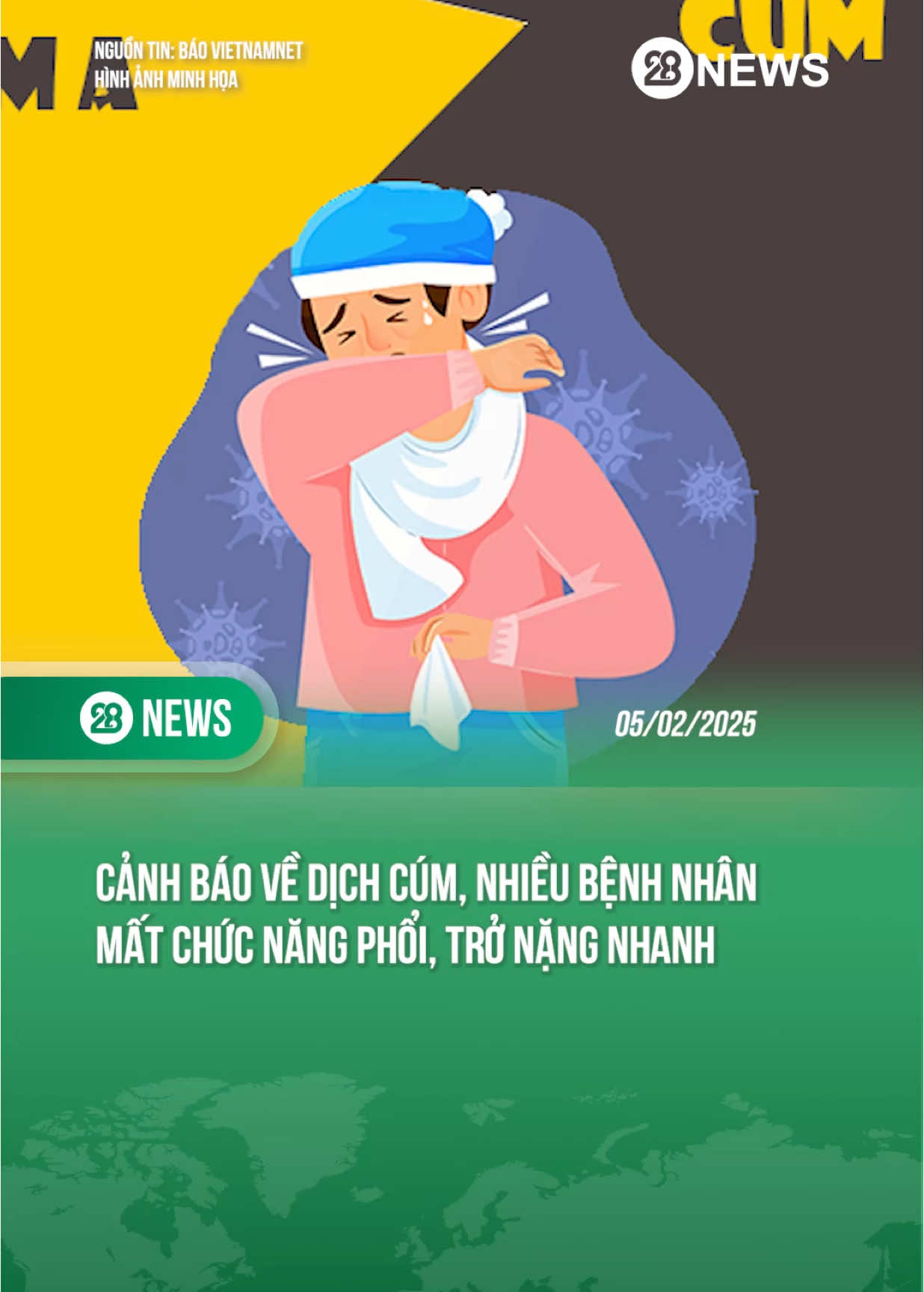 CẢNH BÁO VỀ DỊCH CÚM #theanh28 #tiktoknews #theanh28news #vietnamnet 