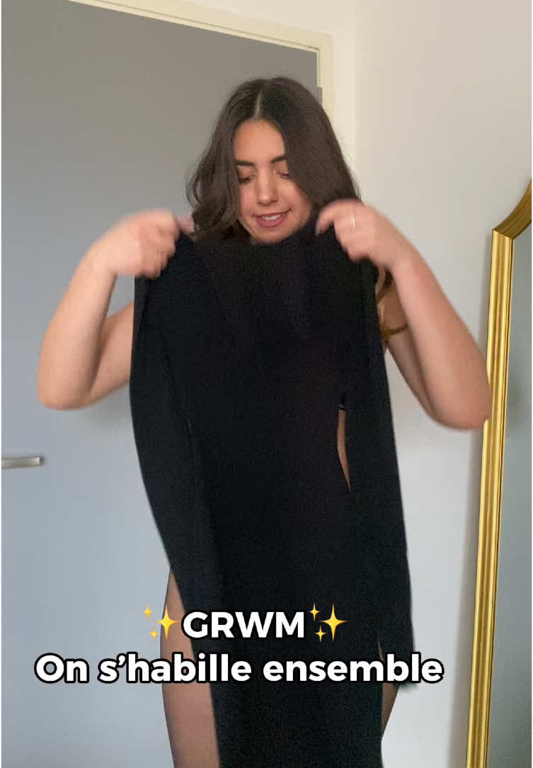 GRWM 🖤 #pourtoii #outfit #geneva #grwm 