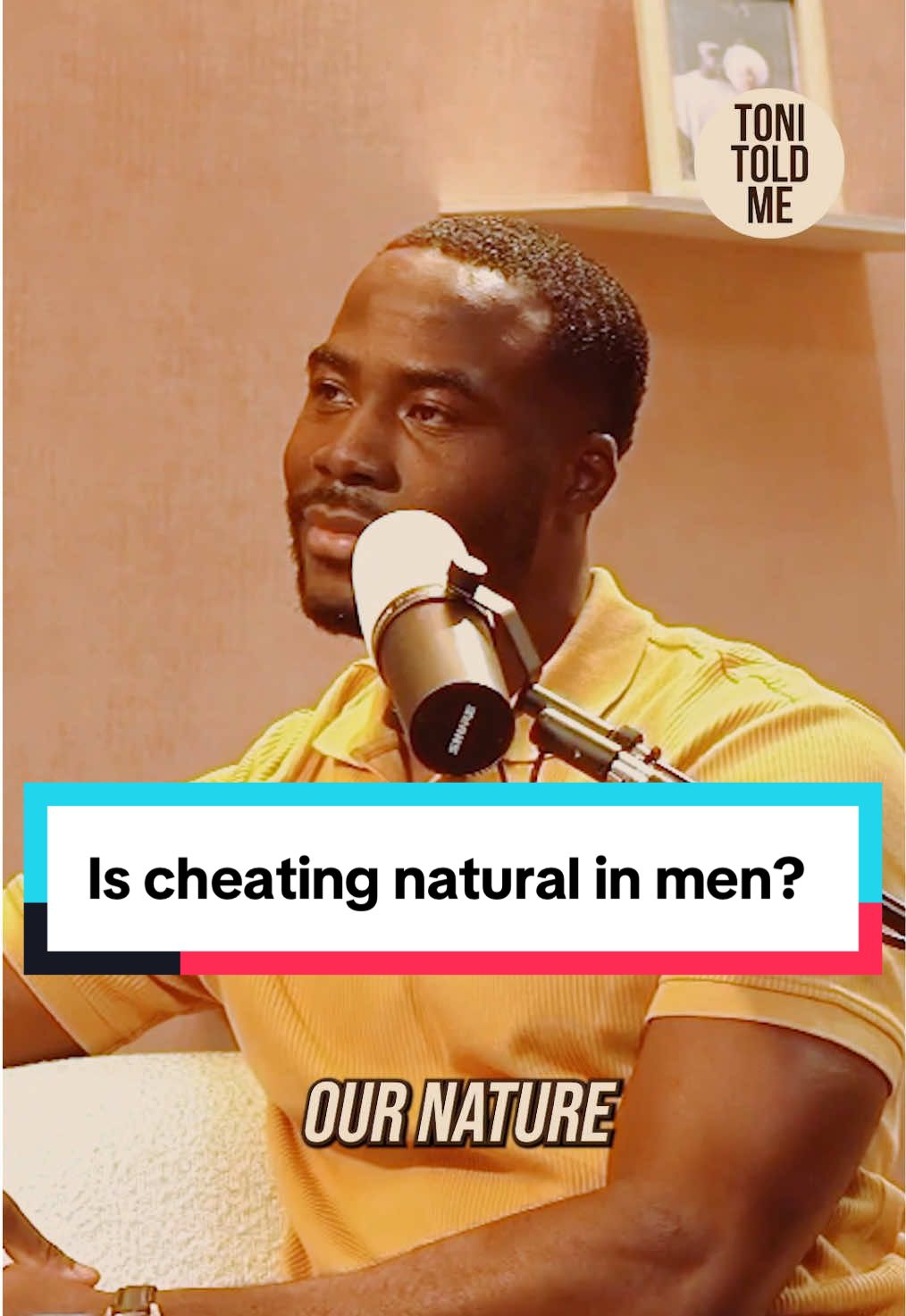 Is cheating natural in men? Listen to episode 4 of @Toni Told Me Podcast via wherever you get your podcasts (or YouTube). 