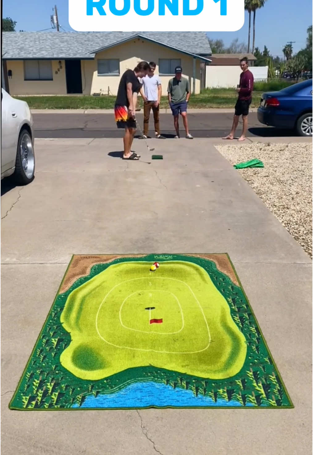Fun Indoor Golf Chipping Mat #golf #golftiktok #tiktokmademebuyit #musthaves #foryou 