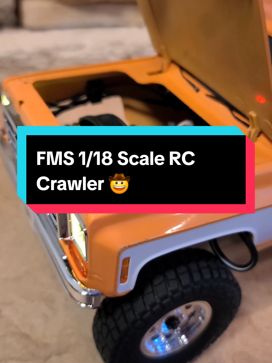 FMS FCX18 K10 RC CRAWLER  #dadsoftiktok #tiktokshoploveatfirstfind #mechanic #bluecollar #chevy #k10 #rc 