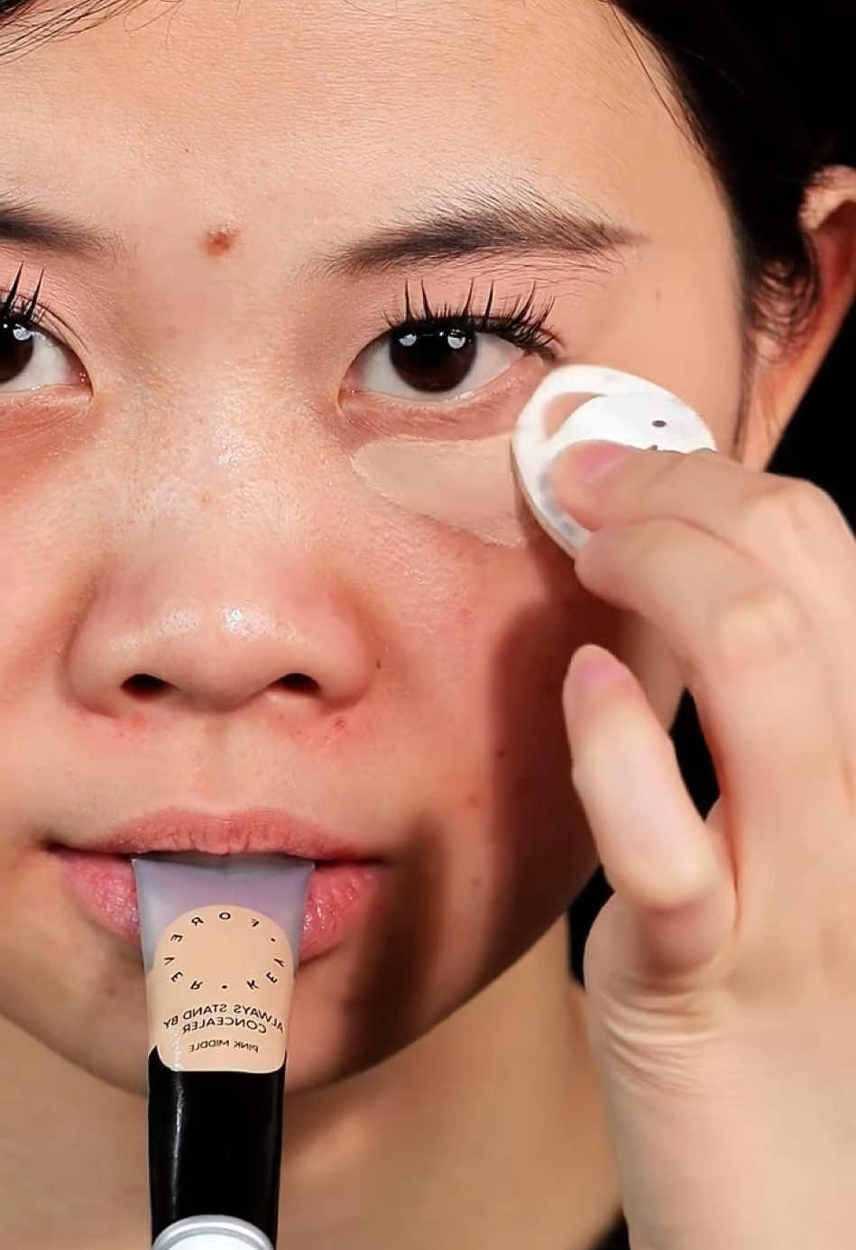 💅 #freckles #pimple #scar #eyebags #makeuptutorial #cosmetics #coverage #beauty #fyp #explore #viral 