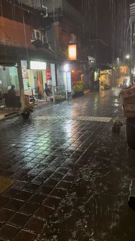 Rainy season in bali #bali #rain #calm #peaceful #night #fyp #ubud 