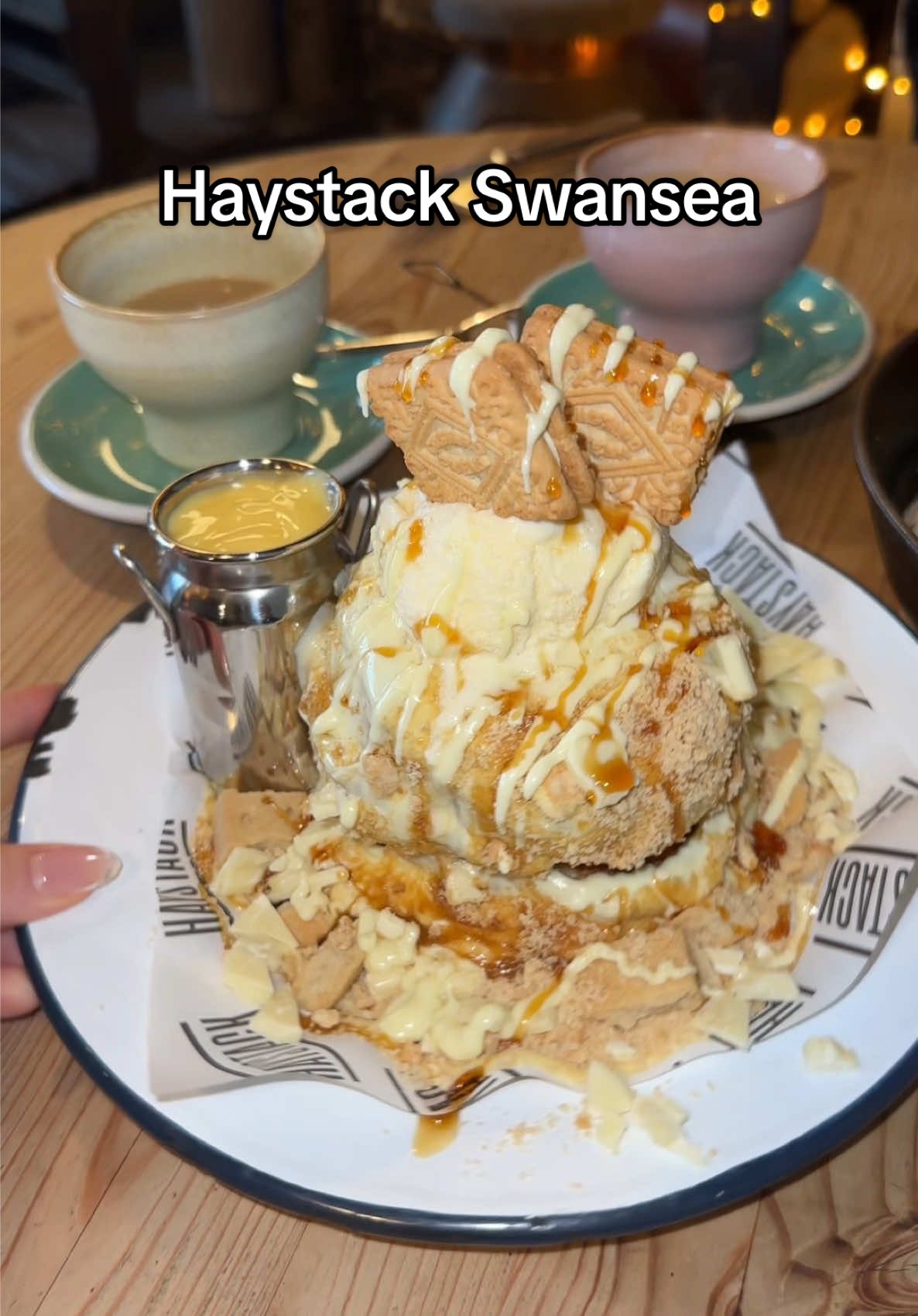 Come with us to Haystack Swansea 🥞🥓 #comeeatwithme #foodreview #FoodTok #xyzabc 