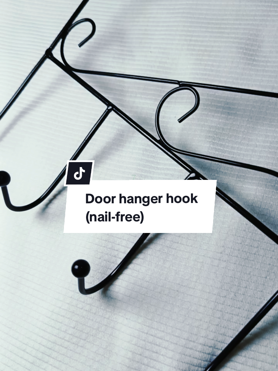 Nail-free Door Hanger Hook #7hooks #nailfree #backdoor #hanger #organizer #hook #Home 