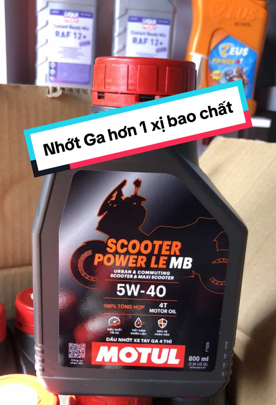 Motul Power 5w40 MB SP nhớt tay Ga hơn 100 #motul #scooter #tayga #5w40 #sp 