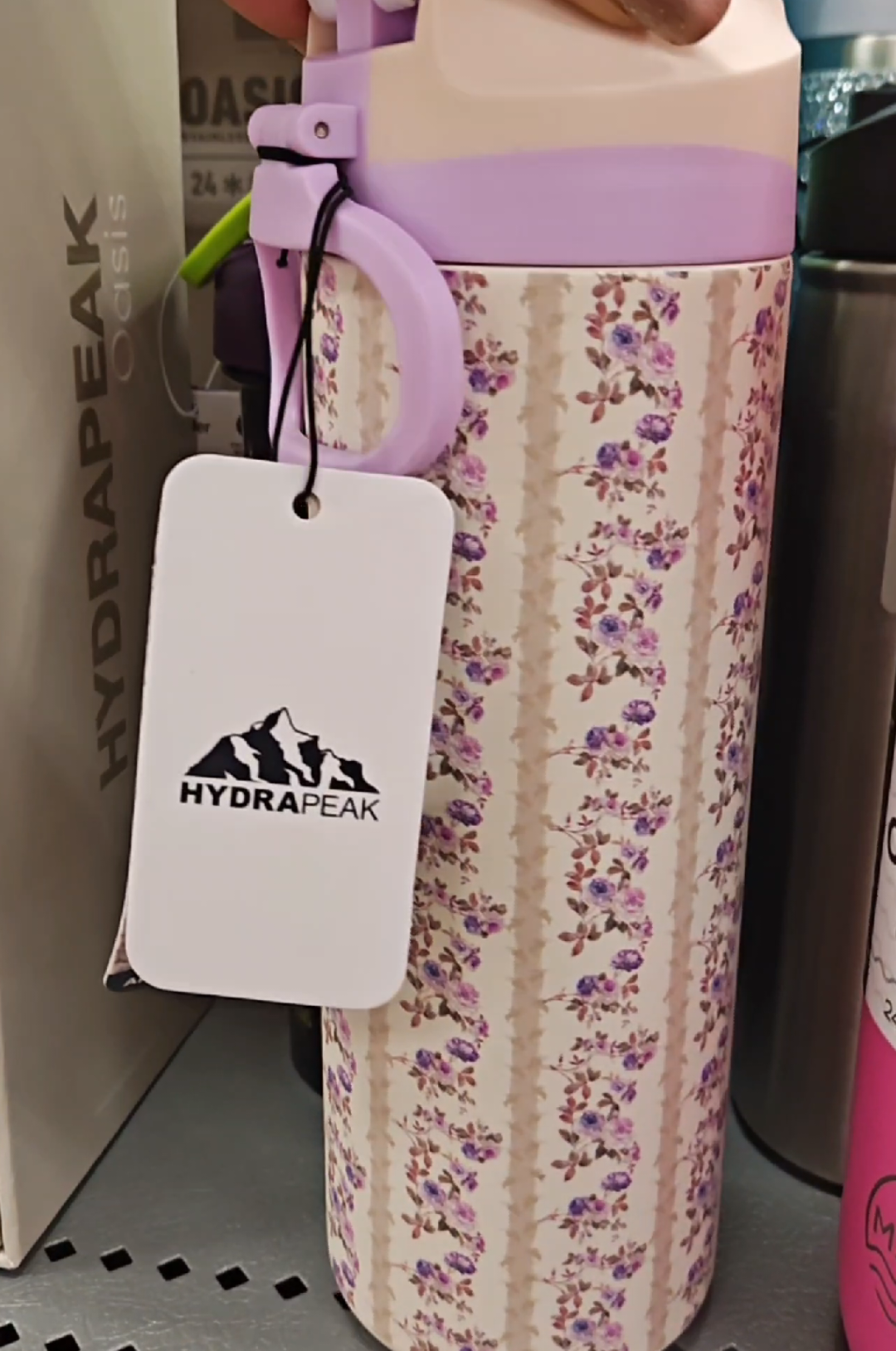Have you seen these cute Loveshack Fancy Dupes by Hydrapeak @TJ Maxx and @Marshalls ? Will you be grabbing one? #loveshackfancy #stanley #hydrapeak #tumblersoftiktok 