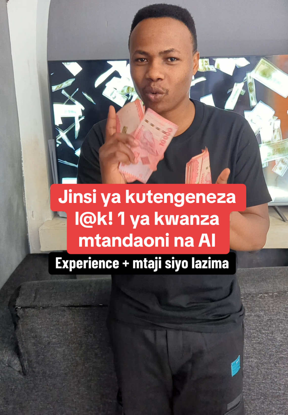 Jinsi ya kutengeneza pesa mtandaoni hata kama huna mtaji wala experience.  . . . . . . . . #tiktoktanzania #tiktoktanzania🇹🇿 #tiktokkenya #swahilitiktok #makemoneyonline #ai #makemoneyonlinefromhome #tengenezapesaonline #onlinejobs #2025 #makemoneyonline2025 #diamondplatnumz 