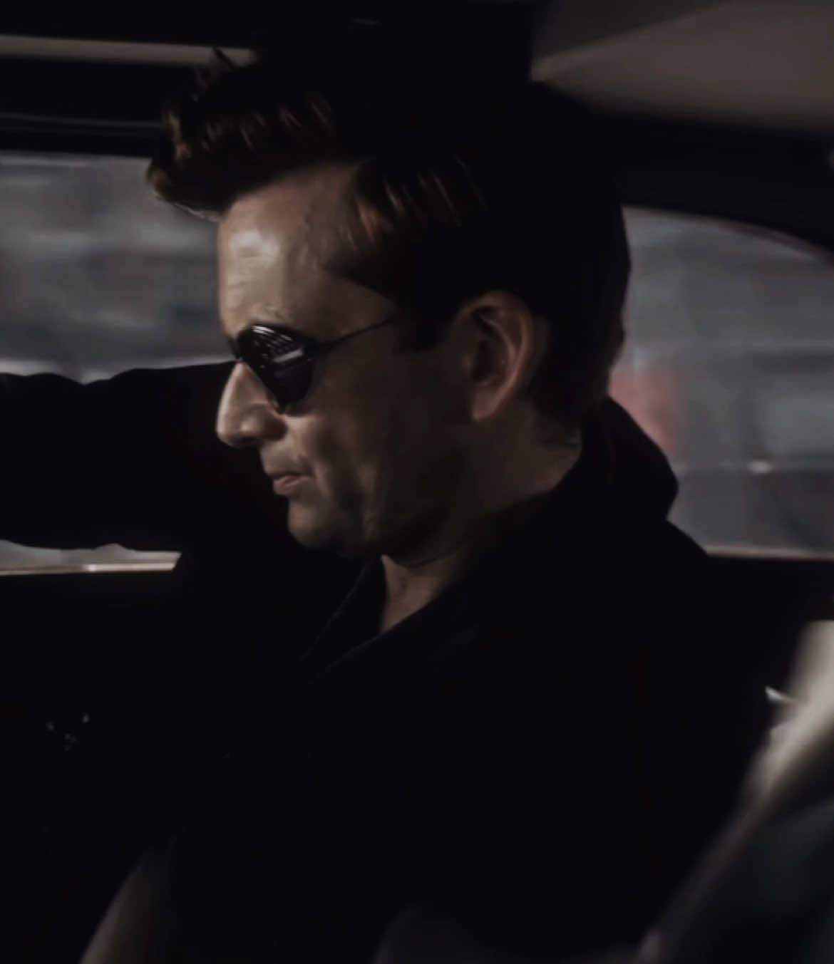 nothing comes between crowley and his bentley #crowley #crowleyedit #goodomens #goodomensedit #davidtennant #davidtennantedit 