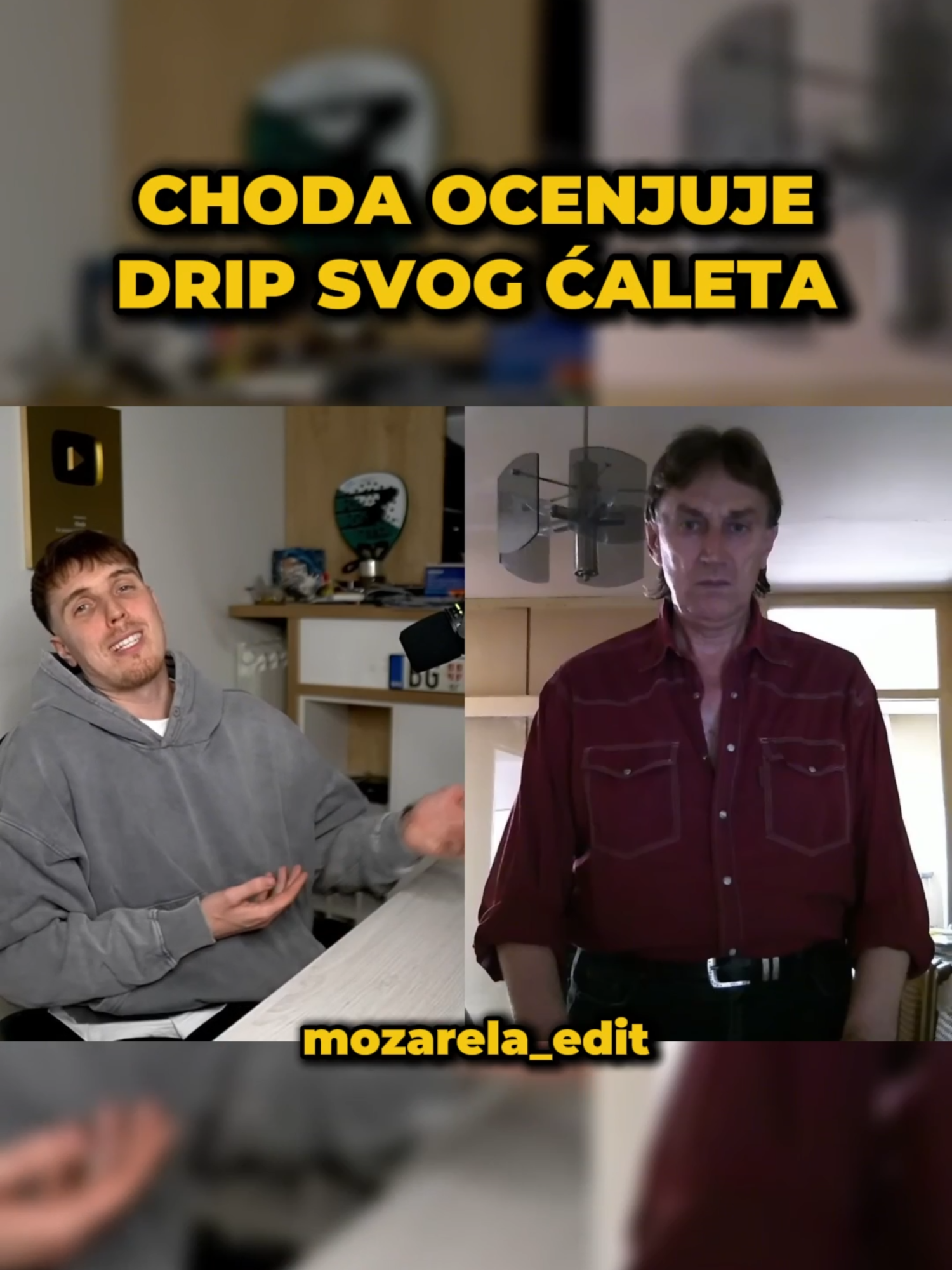 Choda ocenjuje drip svog ćaleta #fyp #choda