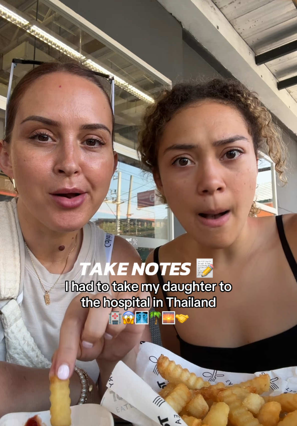 Seeing how other countries do things is really eye opening 👁️👄👁️ #momanddaughter #hospitalvisit #thailand