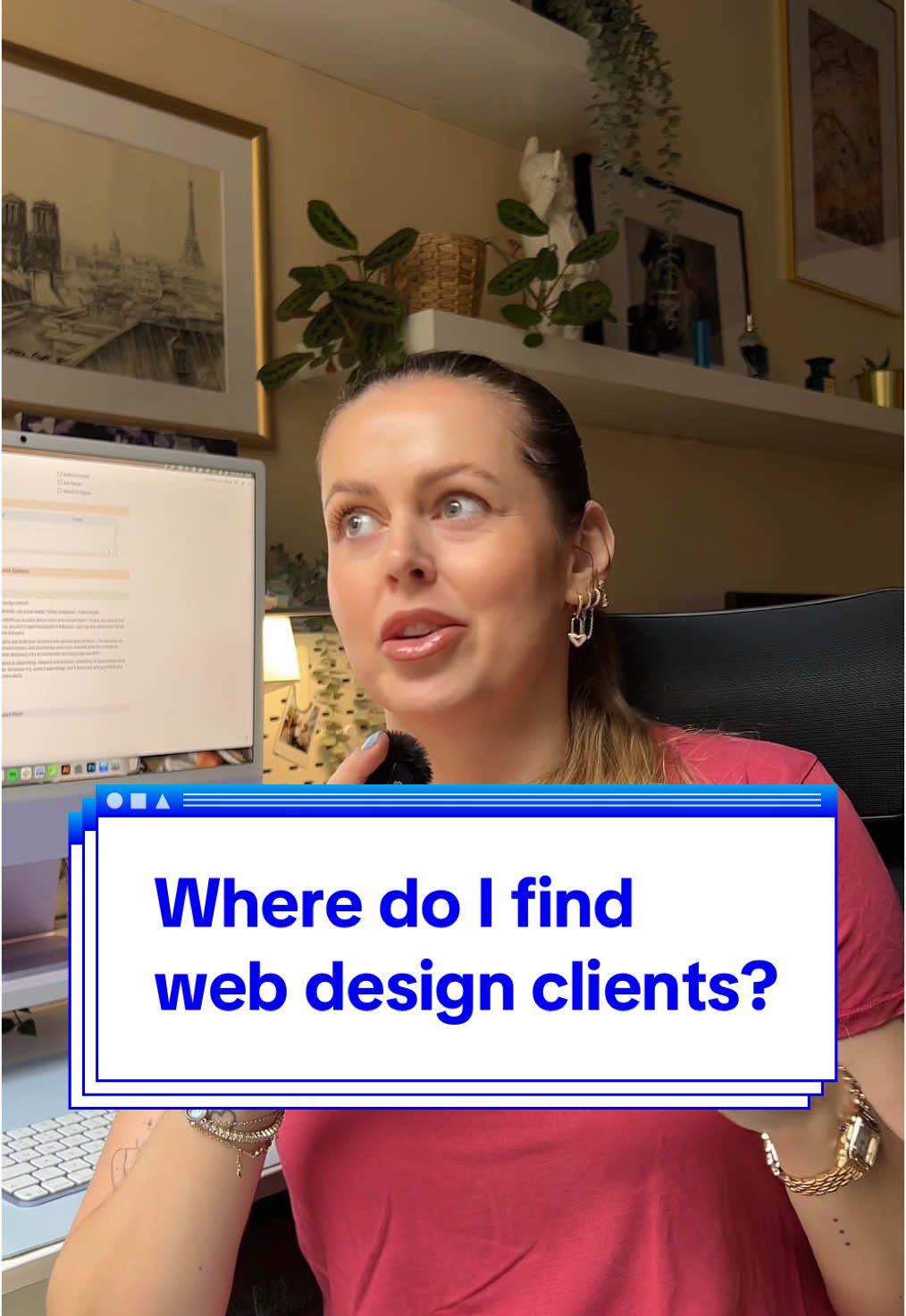 Where do I find web design clients? The question is actually HOW, not WHERE 🧐 #webdesigner #webdesign #designer #clients #uxdesigner #uxdesigntips #designtips #designerlife 