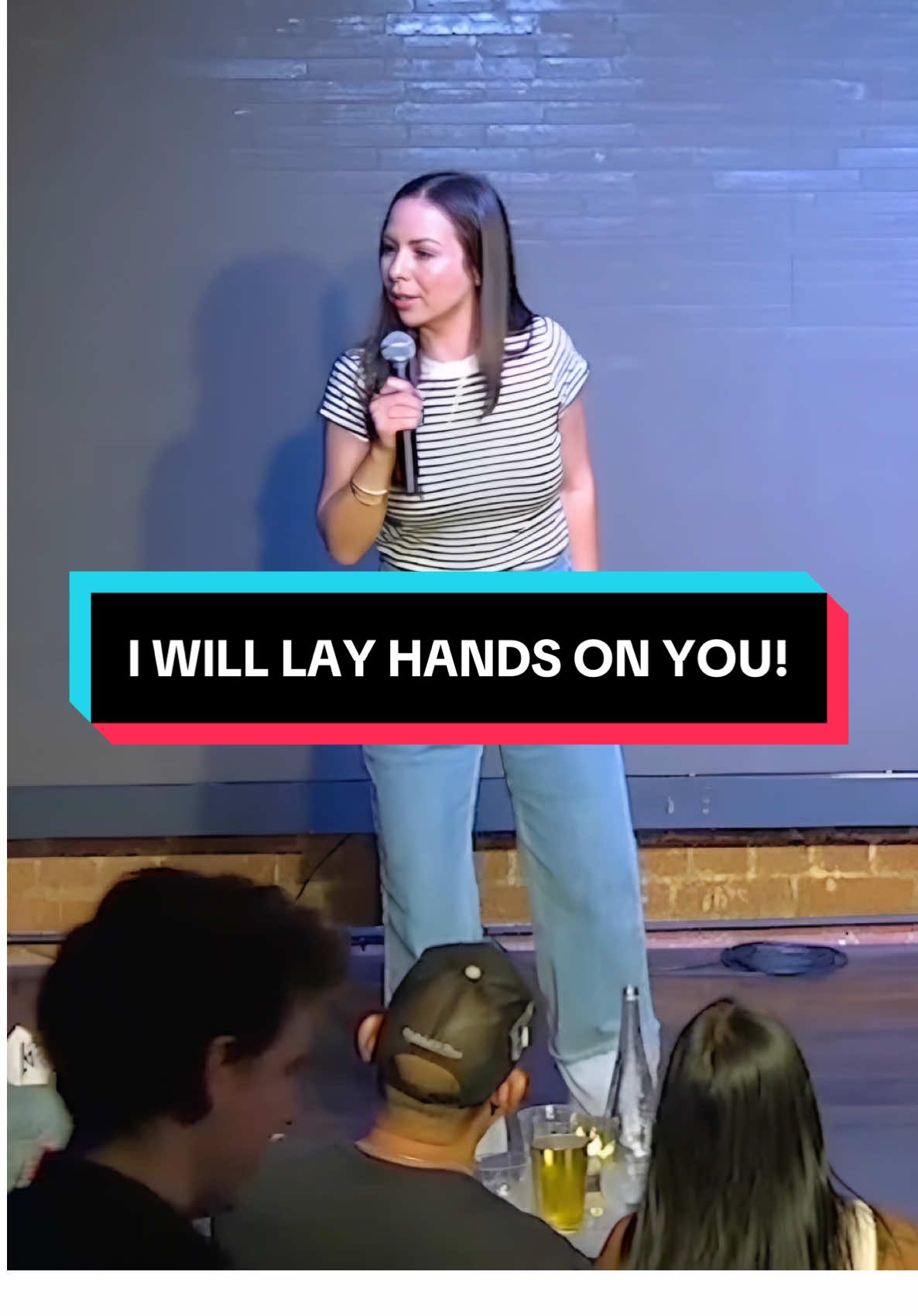 I will lay hands on you, in the name of Jesus.