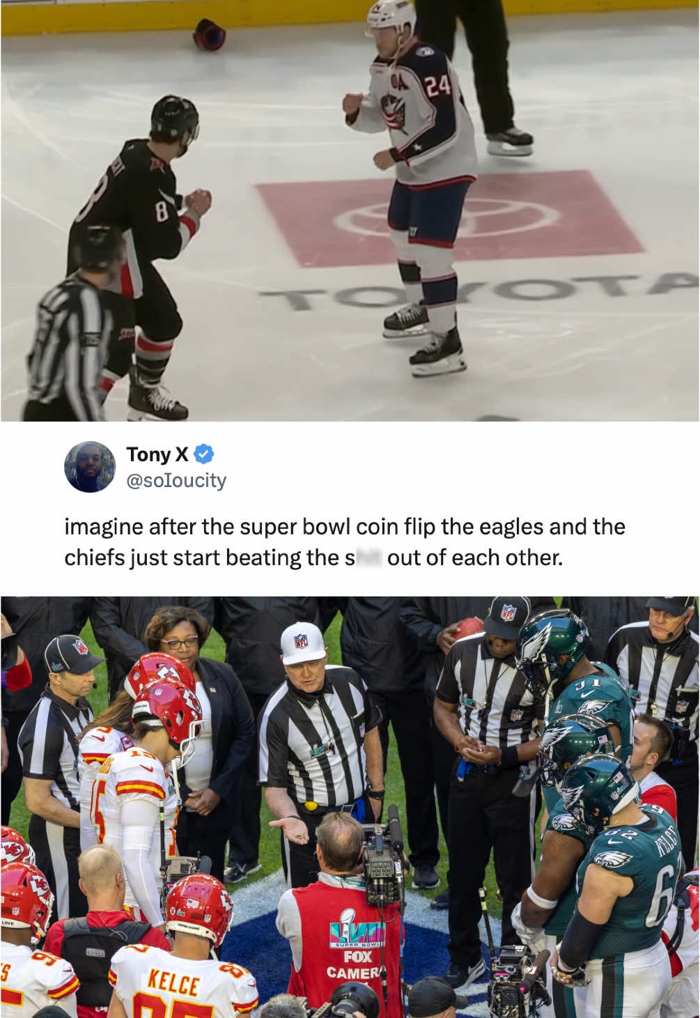 They really dropped the gloves as soon as the game started 😂😭 #hockey #hockeytiktoks #NHL #fight #nfl 