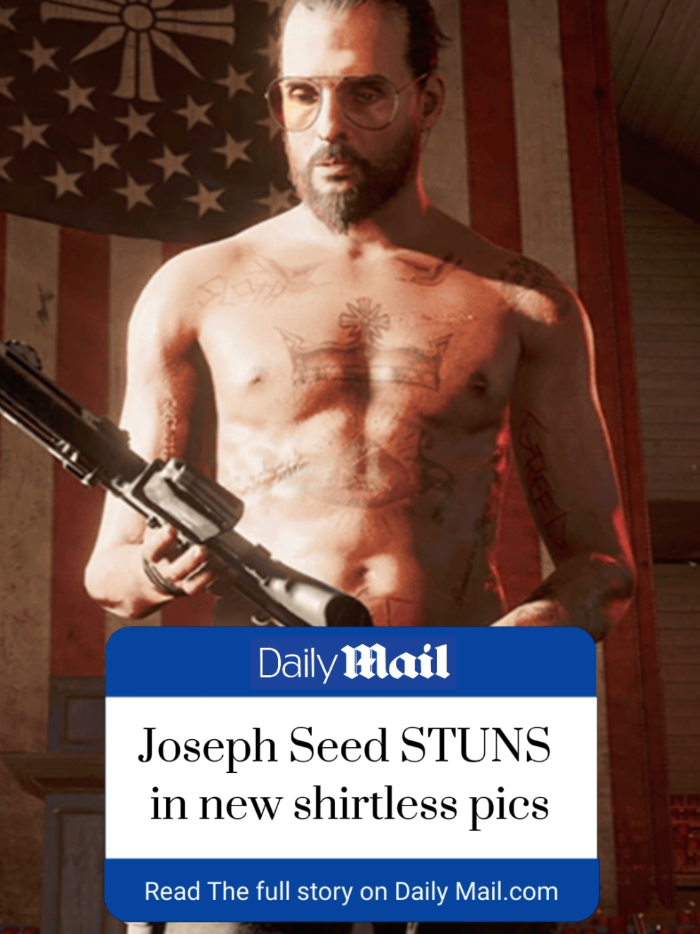 Followers left wanting more from father aka daddy Seed 😩 #Gaming #FarCry5 #Dailymail