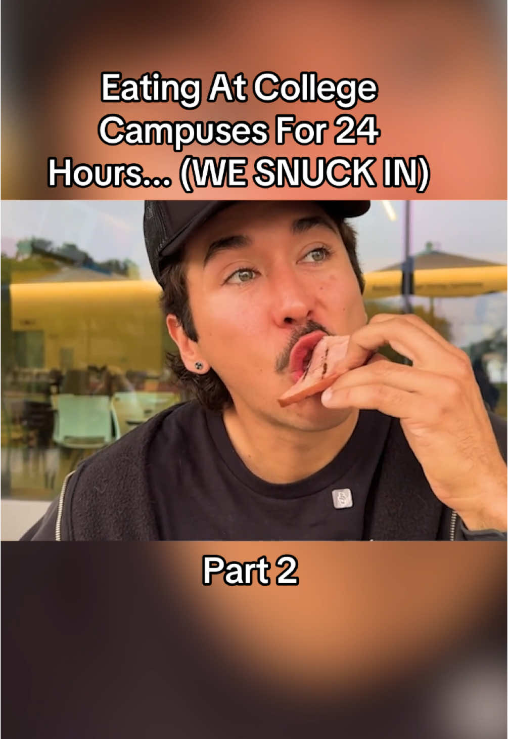 Eating Breakfast at a college university 