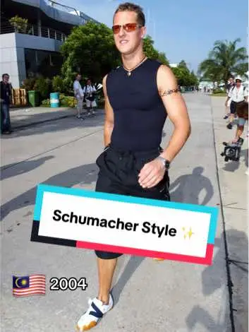 the OG style icon of the paddock 💅✨#f1 #formula1 #michaelschumacher #fashion #2000s #sports 