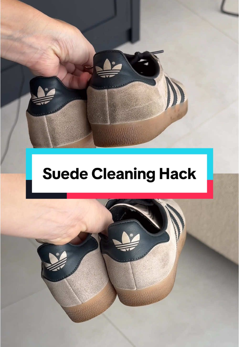 As I love my Adidas trainers so much.. this hack is sooo good 👌 . #CleaningHack #DidYouKnow #HowTo #CleanwithMe #LifeHack #MumHack #MomHack #KerryWhelpdale #Hack #HacksOfLife #Hacks @Garnier 