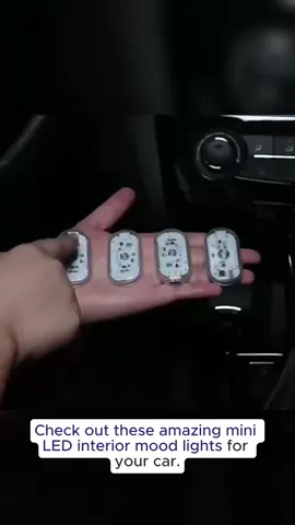 Car Mini LED Interior Mood Light USB Rechargeable Magnetic Wireless Touch Light Roof Reading Light Car Interior Accessories