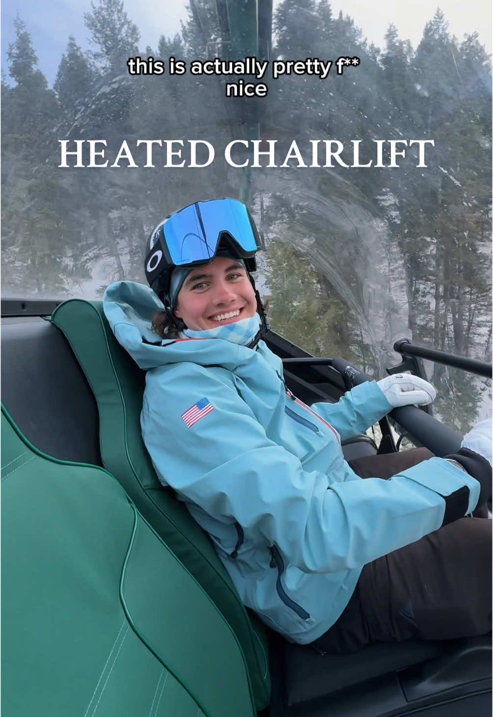 @Deer Valley Resort chairlifts are basically spaceships 🚀⛷️ have you been on one of these?!? I’m so impressed with the luxury #hosted #skiing #chairlift #skitok #deervalleyresort #deervalley #skiergirl 