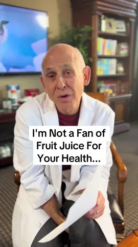 Not a fan of fruit juice and here is why....