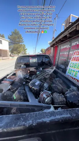 Te compramos tus marchas alternadores compresores 115 pesos a partir de 10 piezas en adelante y 90 precio regular te recojo hasta tu taller oh compra estamos en Juarez chihuahua 🔥♻️#recycle #metales #paratiiiiiiiiiiiiiiiiiiiiiiiiiiiiiii #fouryourpage #paratí #chatarra #alternador#marcha #compresor 
