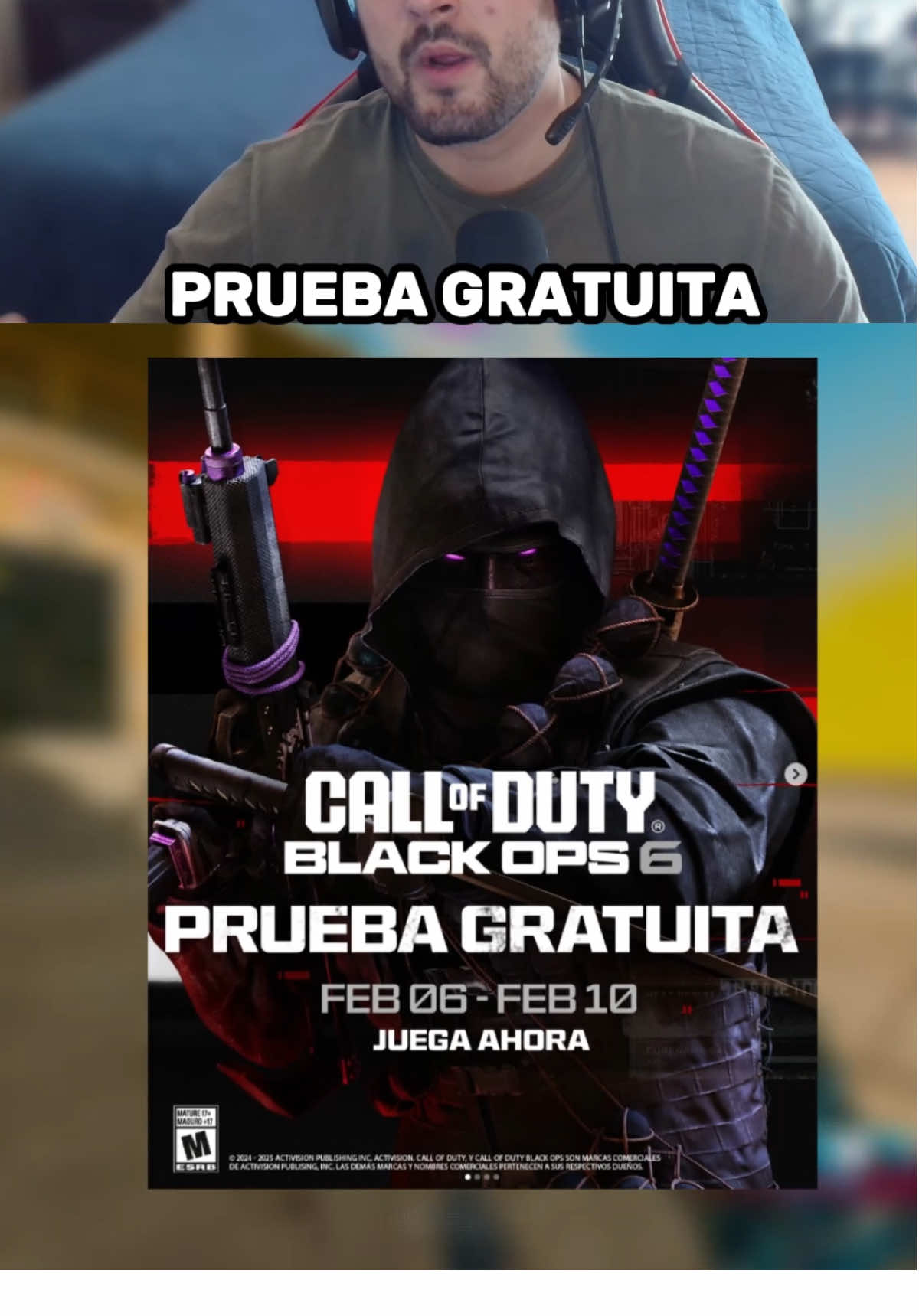 BO6 estará GRATIS del 6-10 de Febrero. #warzone #warzoneclips #cod #videojuegos 