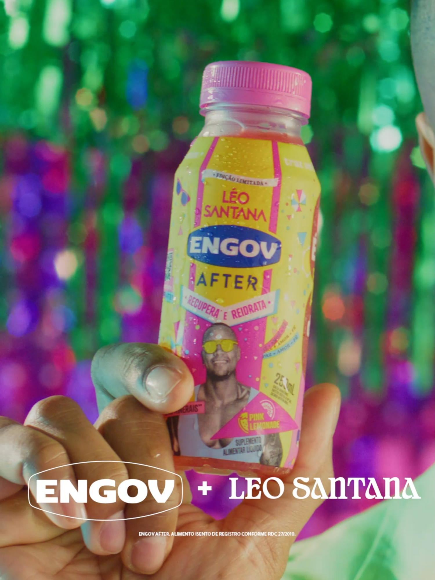 Boa, chefe @leosantana. Agora o homem acertou: chegou Engov After Pink Lemonade! Delicioso, refrescante e perfeito pra deixar você pronto pro carnaval! Experimente! #Engov #PinkLemonade