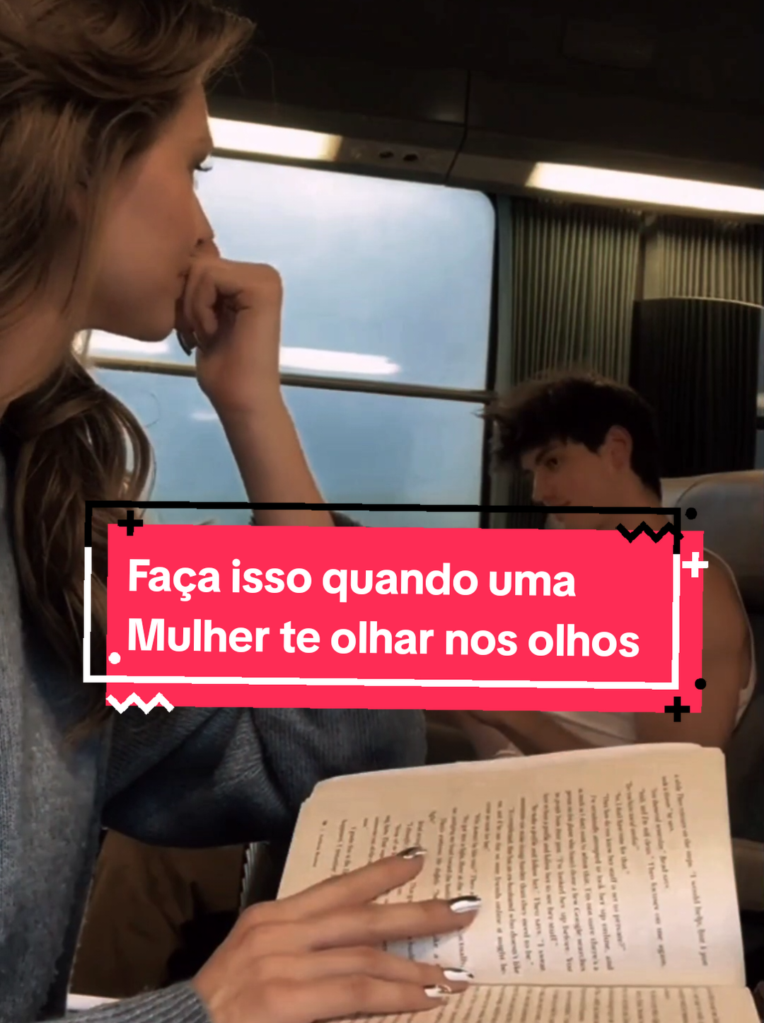 Se ela está te olhando nos olhos, tome uma atitude imediatamente. #sedução #conquistarmulheres #paquera 