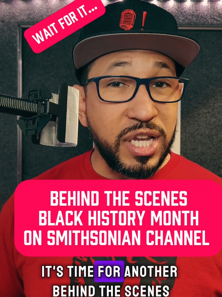 #BehindTheScenes of #BlackHistoryMonth on @Smithsonian Channel! I'm honored to continue to voice their Black History Month programming, so I hope that pride comes through in my read. Let me know below how you think I did and how it turned out. ✊🏼 #VOLife #voiceover #voiceactor #smithsonian #BHM #CapCut 
