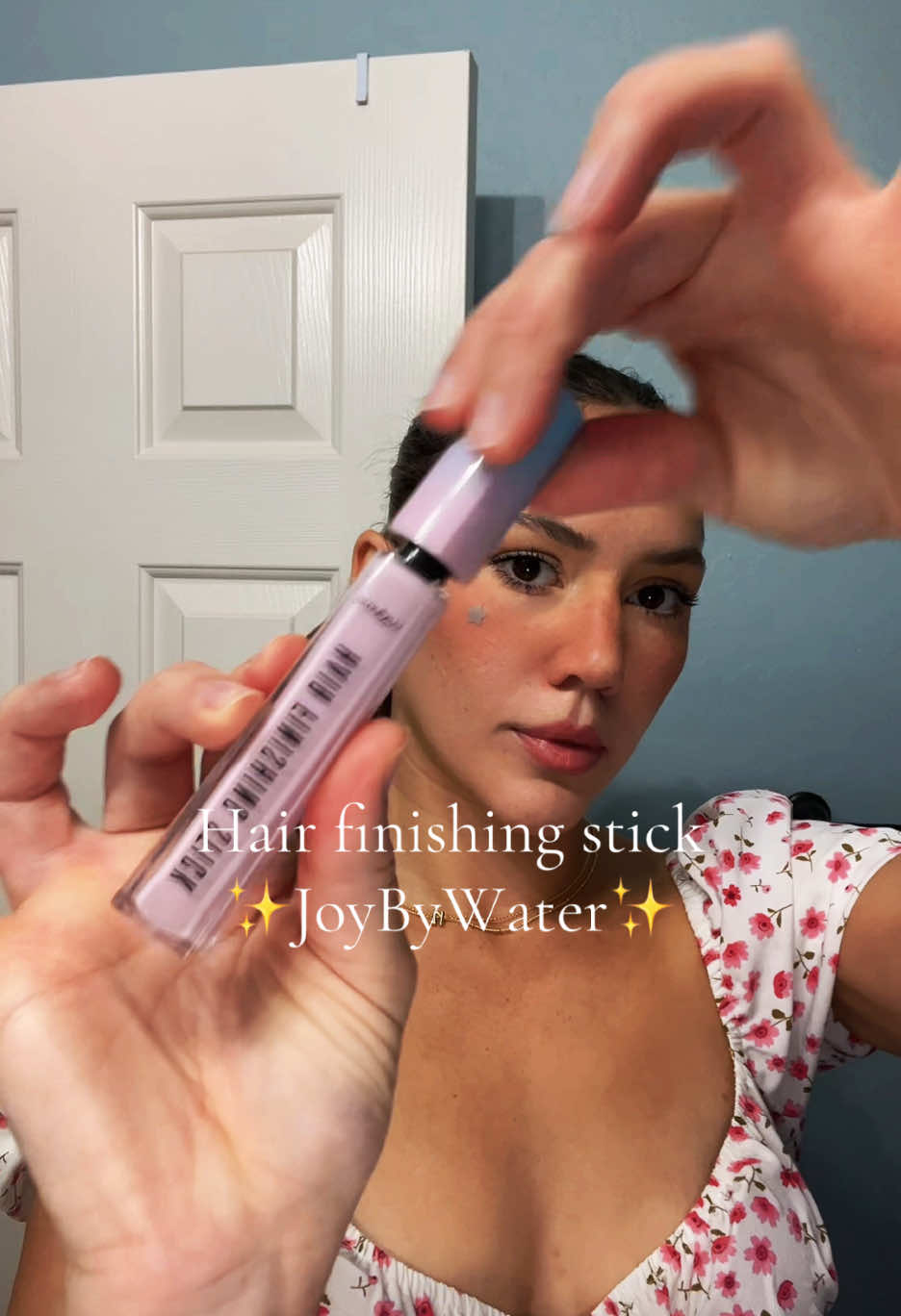 Thank you @JoyByWater for sending me this #hairfinishingstick by #luxfume helps me achieve the perfect updo. #byebyeflyaways #flyawayhair 