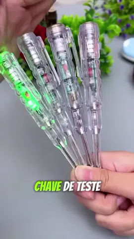 Chave de Teste de Tensão com Detecção de Corrente Contínua e LED #achadinhos 