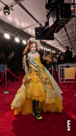 Our jaws are on the floor after watching Chappell Roan's #Grammys glambot. 💛 #AwardsSeason