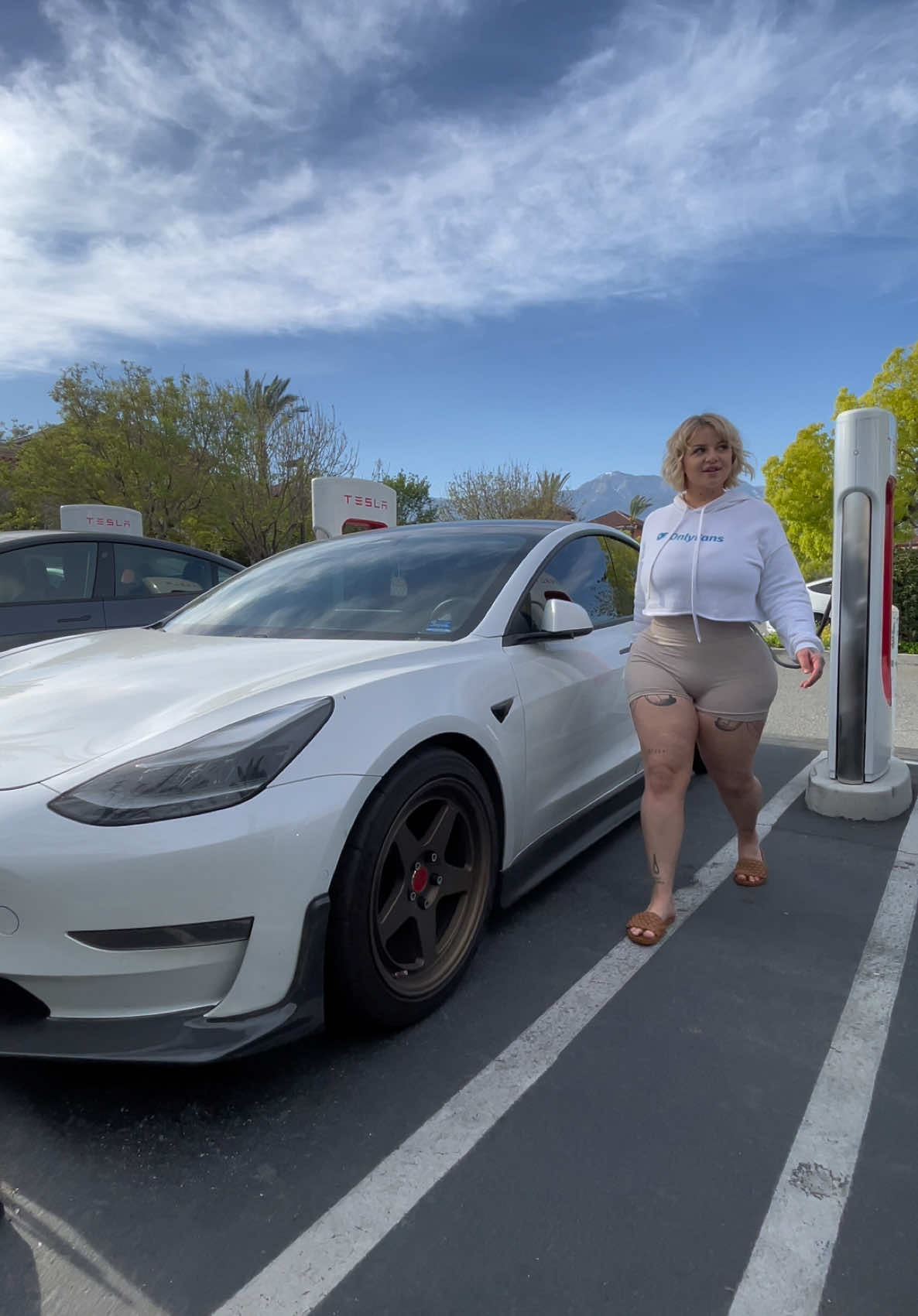 Anti Elon Tesla Club✊🏻 #teslamodel3 #loweredtesla #carmodel #thicktok 