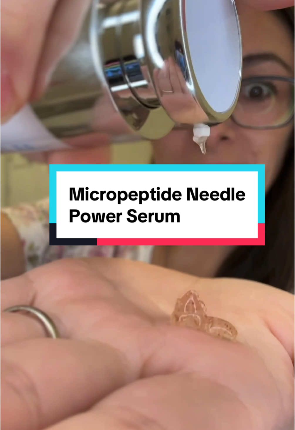 Microneedling results without the needles? Yes, please! 👏🏼  This serum boosts collagen & smooths skin for a glowy facial at home! @Lab 31b  #GlowAtHome #Lab31B #skincareroutine #skincareover40 #TikTokShop #tiktokshoploveatfistfind #microneedlingtherapy #loveatfirstsight 