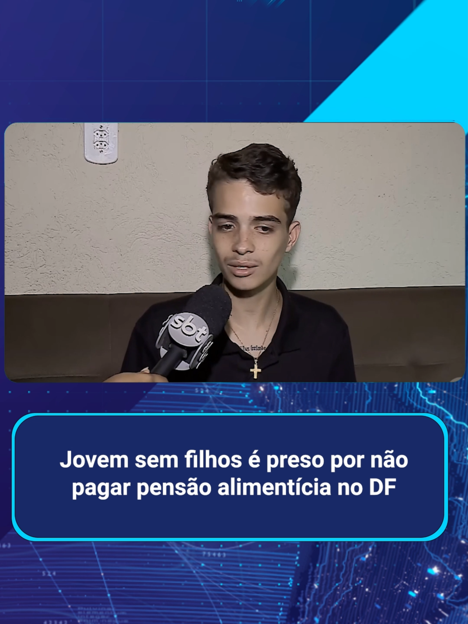 Um jovem de 20 anos foi preso por atraso no pagamento de pensão alimentícia. O caso chamou atenção pelo fato do jovem não ter nenhum filho. #sbtnews #jornalismosbt #notícias #noticiasdodia #noticiasdehoje #sbtbrasil #polícia #distritofederal #df #tiktoknotícias #tiktoknotíciasbrasil #fyp