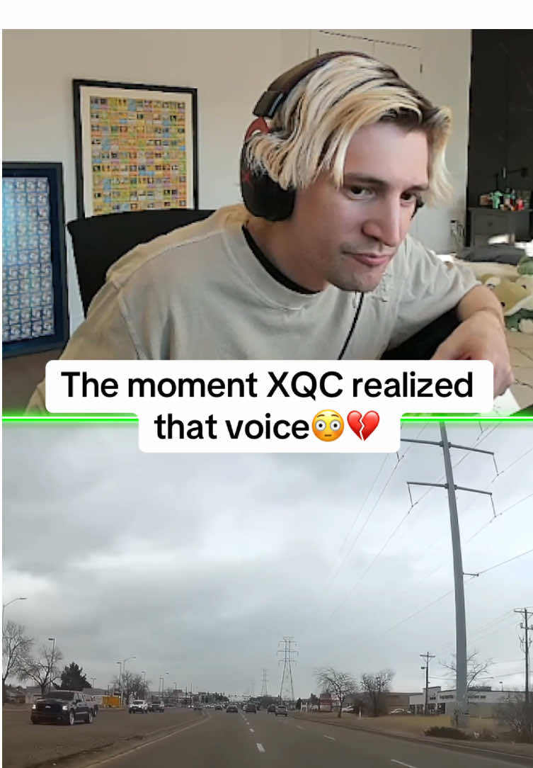 The moment XQC realized that voice😳💔 #xqc #xqcclips #fyp #kitboga 