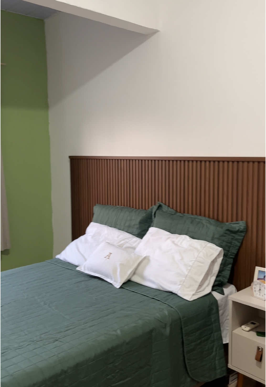 virou meu lugar favoritoo 🫶🏽 #reforma #quarto #antesedepois 