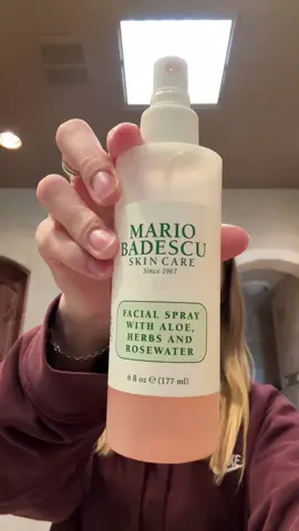 how i use my MB facial spray 🩷 @Mario Badescu @Try Your Best #mariobadescu 