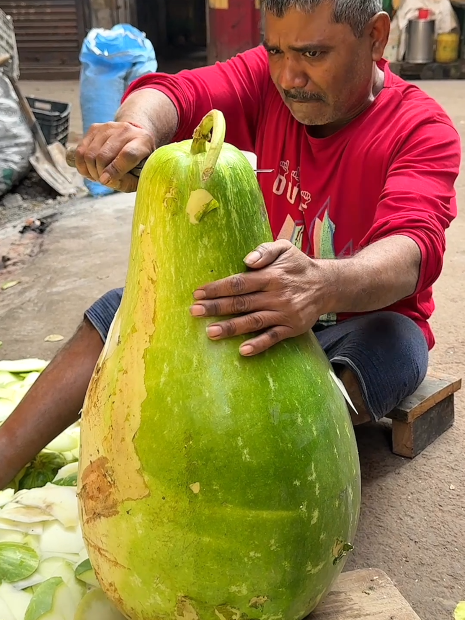Petha Candy Made From Giant Winter Melons in India - Indian Street Food 📍Kolkata in India #indiandessert #candy #indianfood
