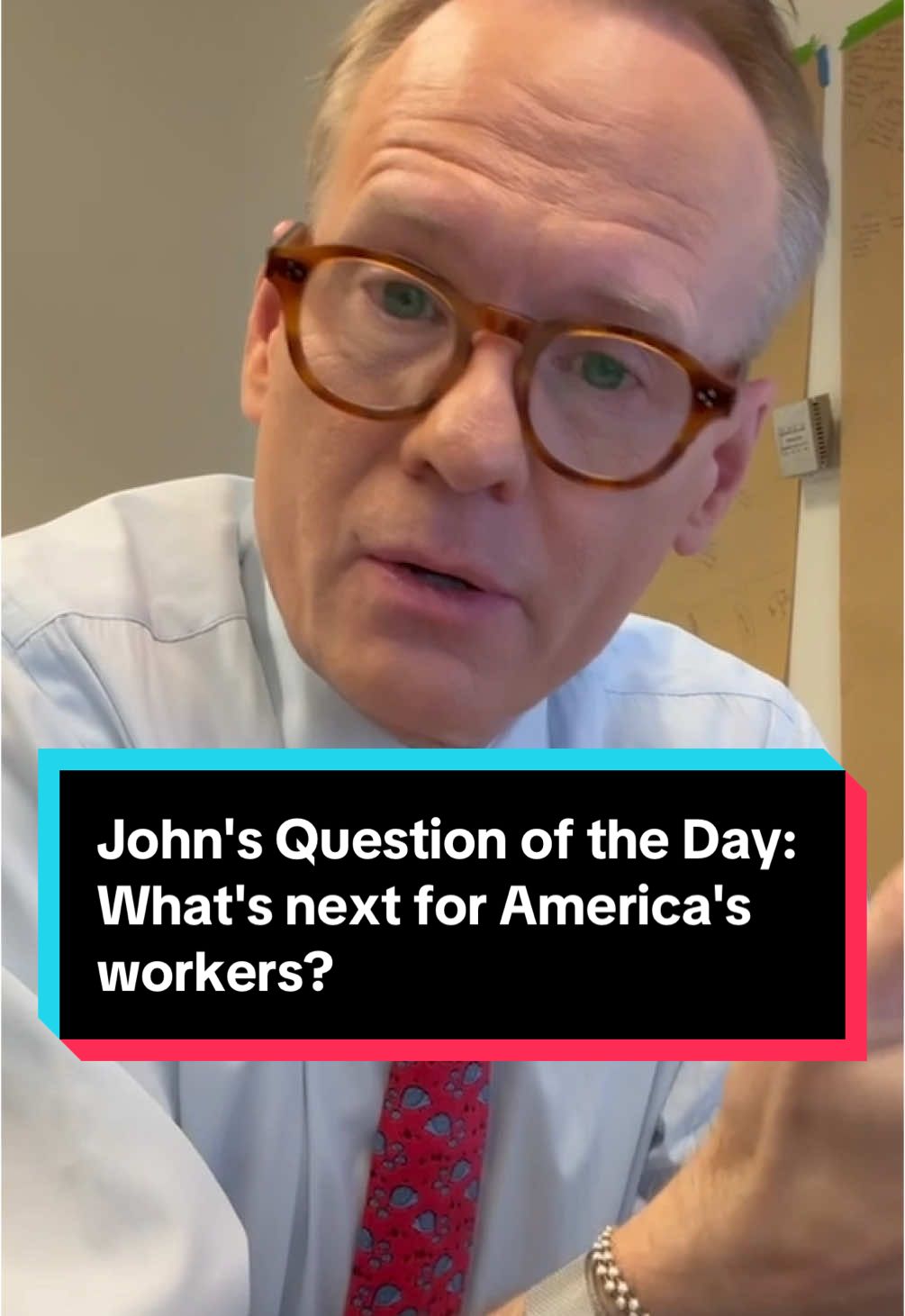 John Dickerson's question of the day: We've had the Great Resignation and the Great Stay, what's next? What happens when America's workers still want better quality of life and more flexibility, but they also feel like they have to stay in their jobs? #news #moneytok #jobs #economy #resignation #job #work 