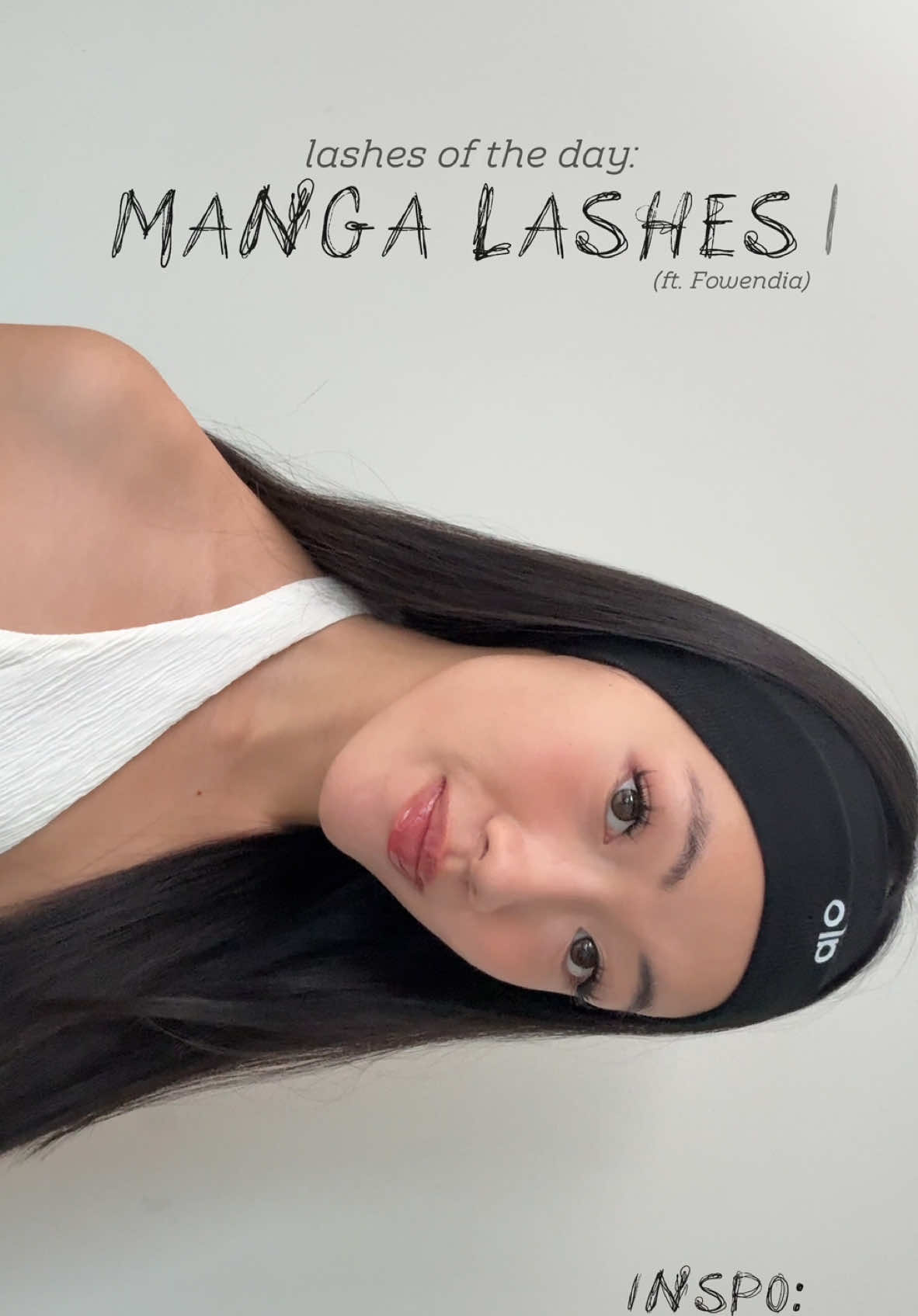 Tried out Manga Style lashes using @Fowendia Lashes in California Sunset 🖤  #lashes #grwm #mangalashes #diylashextensions 